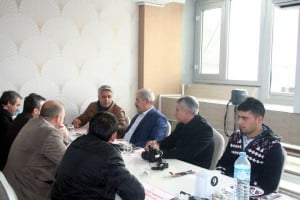 Akıncılar Belediye Başkanı Çetinkaya,Kahta Gazeteciler Cemiyetiyle Yemekte Buluştu