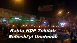 Kahta HDP Teşkilatı Roboski’yi Unutmadı