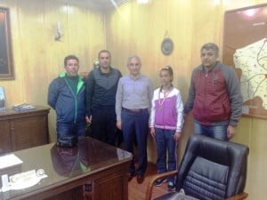 Kaymakam BAŞTÜRK,Kommagene Spor Kulübü Atletizm Sporcusu Gülbahar ÇETİN Tebrik Etti