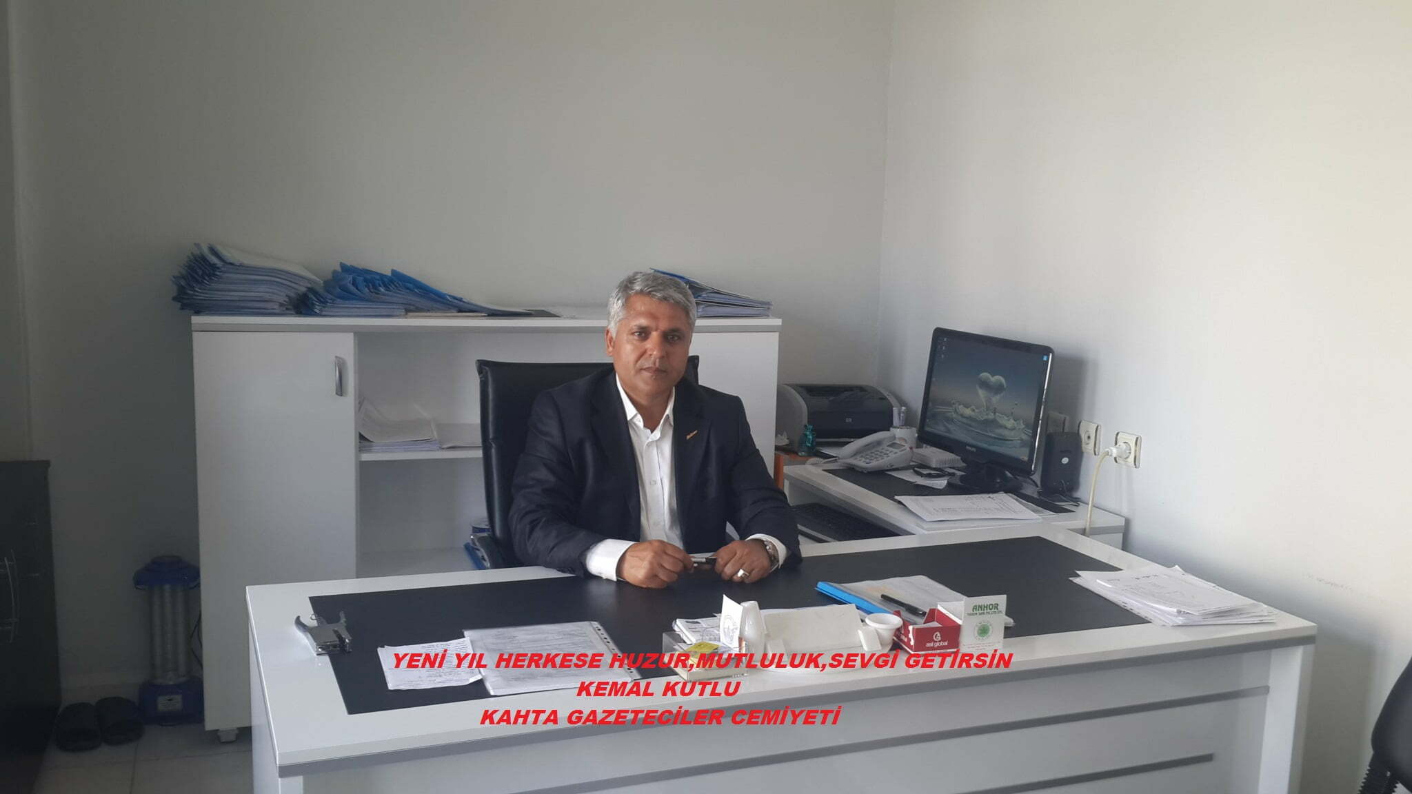 Kahta Gazeteciler Cemiyeti Başkanı Kutlu’nun Yeni Yıl Mesajı