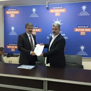 ÖMER AKBULUT AK PARTİ ADIYAMAN MİLLETVEKİLİ ADAY ADAYI OLDU