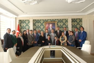 GAP OSCAR ÖDÜL TÖRENİNE KATILAN YERLİ VE YABANCI KONUKLAR VALİ DEMİRTAŞ’I ZİYARET ETTİ