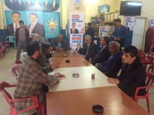 KAHTA KAYMAKAMI DEDE MUSA BAŞTÜRK, SEÇİM KOORDİNASYON MERKEZLERİNİ ZİYARET ETTİ