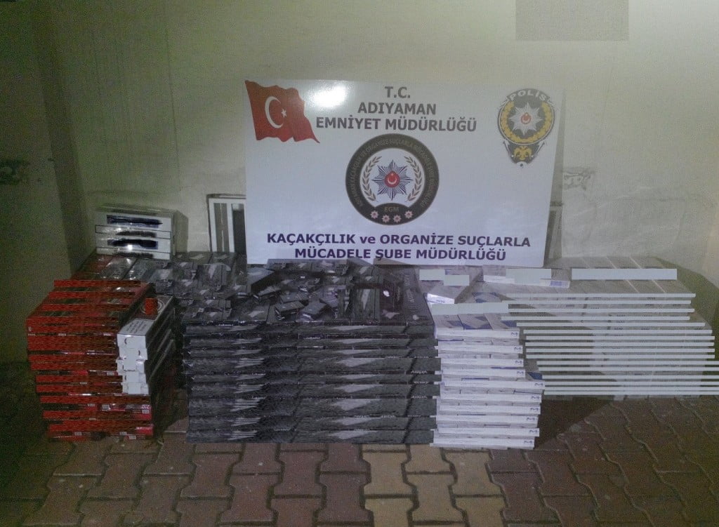 ADIYAMAN’DA KAÇAK SİGARA OPERASYONU