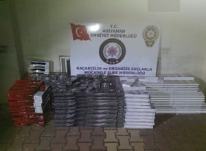 ADIYAMAN’DA KAÇAK SİGARA OPERASYONU
