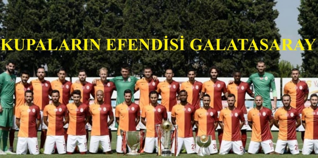 KUPALARIN EFENDİSİ GALATASARAY: 3 KUPAYLA POZ VERDİ