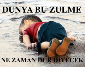 Sahile Vuran Çocuklarla İnsanlığımız Öldü