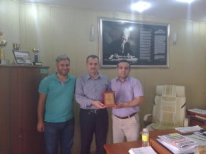 Kahta İlçe Eğitim Müdürlüğü, Abdulgani Tekin’e Plaket Verdi