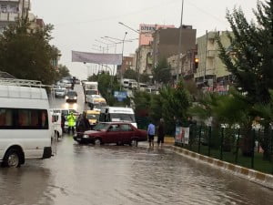 KAHTA YAĞMUR’A TESLİM