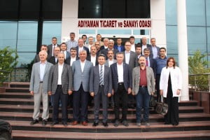 GRUP BAŞKANVEKİLİ AYDIN, ATSO’YU ZİYARET ETTİ