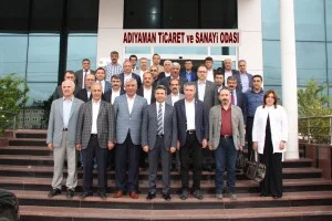 GRUP BAŞKANVEKİLİ AYDIN, ATSO’YU ZİYARET ETTİ