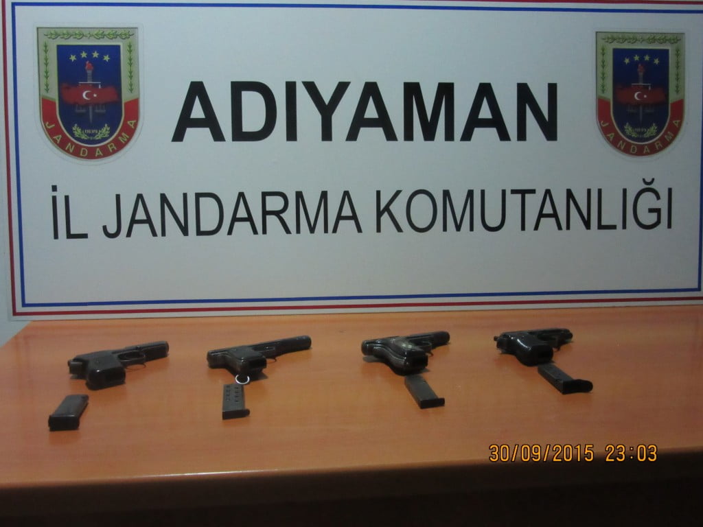 Kahta’da Jandarma’dan Kaçak Silah Operasyonu