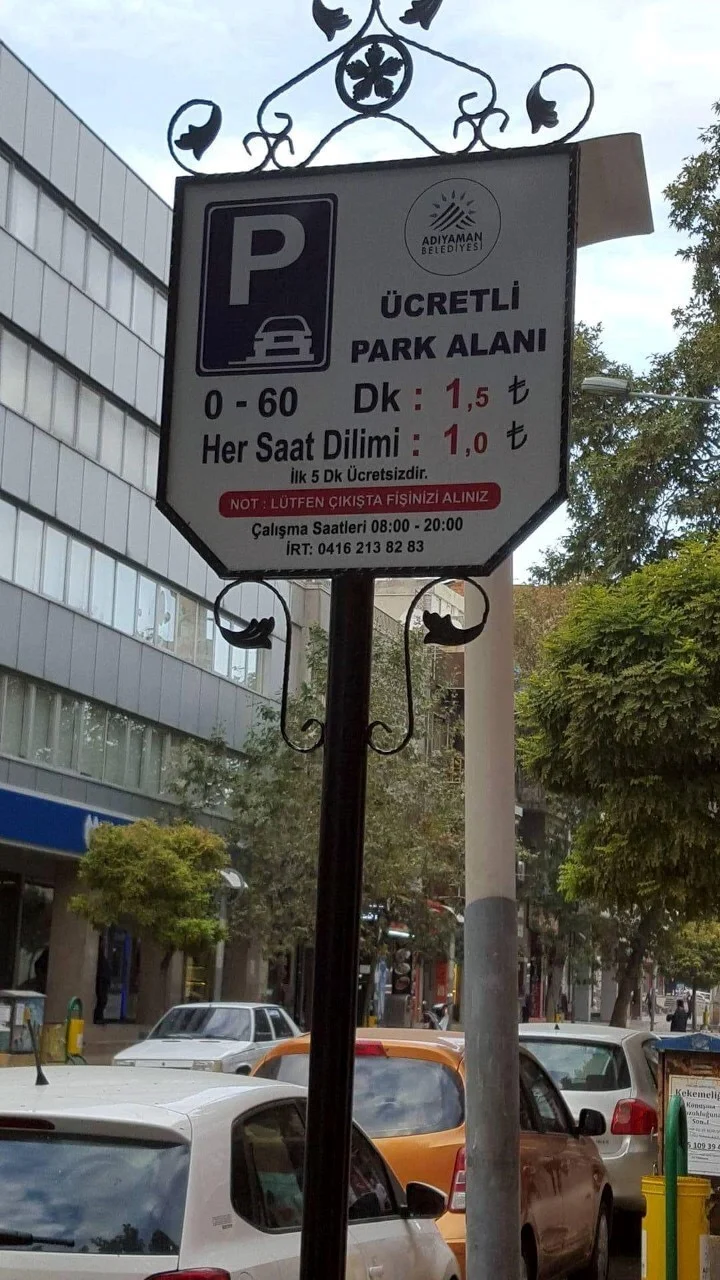 ADIYAMAN’DA PARKMETRE UYGULAMASI 15 NOKTADA BAŞLADI