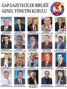 GAP GAZETECİLER BİRLİĞİNDE YENİ DÖNEM