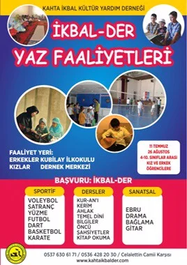 İLKBAL-DER 2016 YAZ FAALİYETLERİ