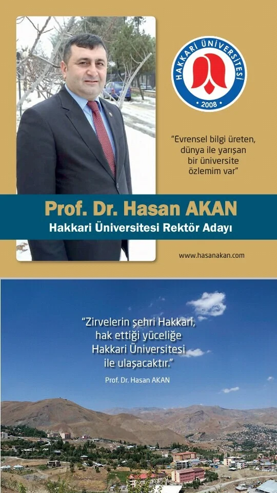 HAKKARİ ÜNİVERSİTESİNDE REKTÖRLÜK HEYECANI.