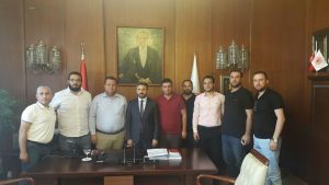 ADIYAMAN 1954 SPOR KULÜBÜNDEN TBMM BAŞKANVEKİLİ AYDIN’A  ZİYARET