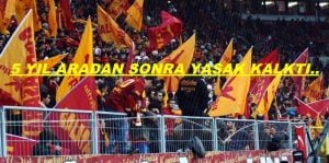 GALATASARAYIN TARAFTARI VODAFONE ARENAYA GİDECEK…