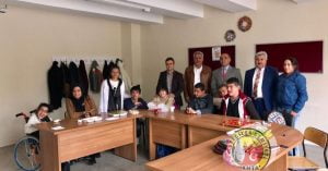 KAHTA GAZETECİLER CEMİYETİ, 3 ARALIK ENGELLİLER GÜNÜ MÜNASEBETİYLE  ADIYAMAN HACI SAKİNE ACAR OKULUNU ZİYARET ETTİ.