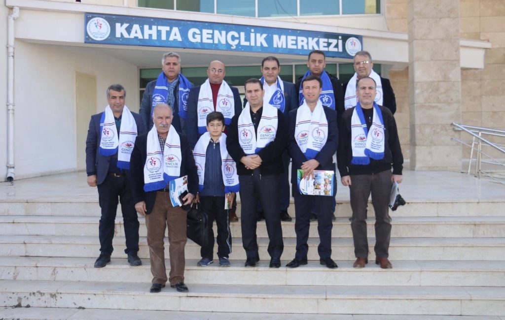 KAHTA BASINI, İLÇE GENÇLİK MERKEZİNDE İNCELEMELERDE BULUNDU