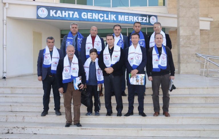 KAHTA BASINI, İLÇE GENÇLİK MERKEZİNDE İNCELEMELERDE BULUNDU