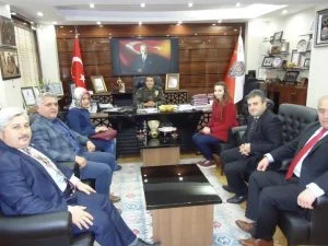 KAHTA GAZETECİLER CEMİYETİ’NDEN ADIYAMAN EMNİYET MÜDÜRÜNE ZİYARET.