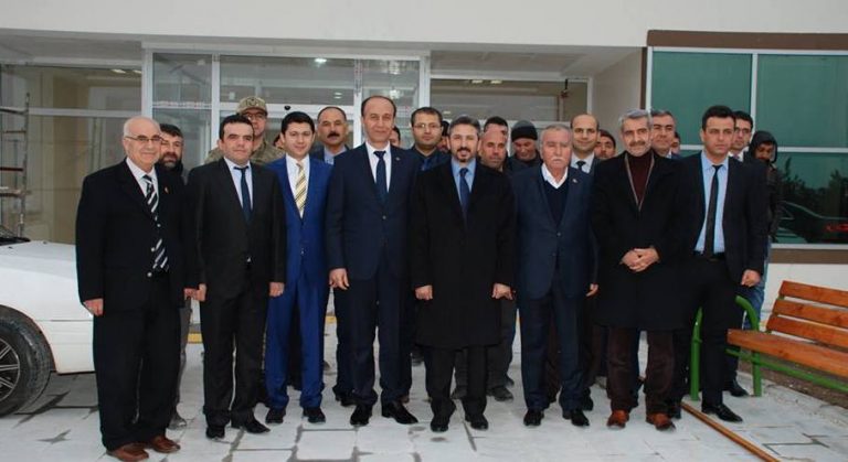 VALİ ABDULLAH ERİN VE İL PROTOKOLÜNDEN SAMSAT VE KAHTA İLÇELERİNE ZİYARET