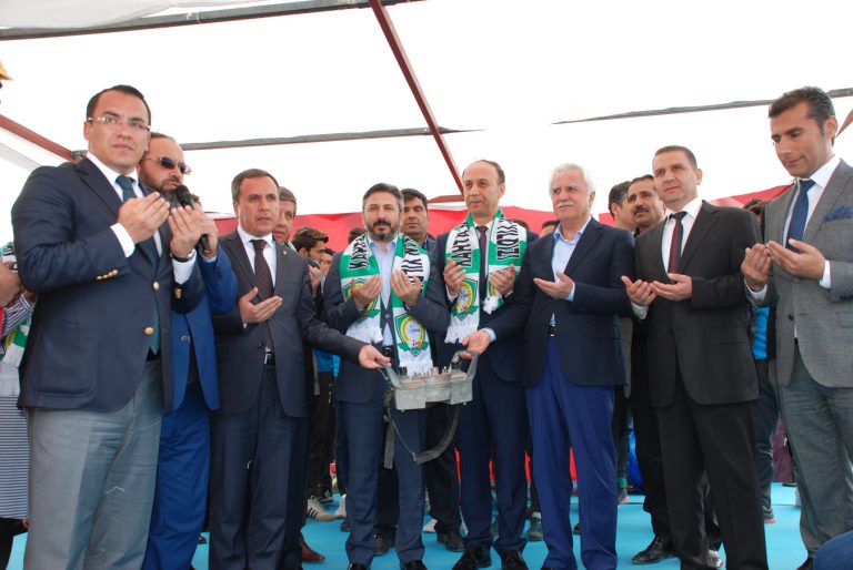 KÂHTA SPOR KOMPLEKSİNİN TEMELİ DUALARLA ATILDI