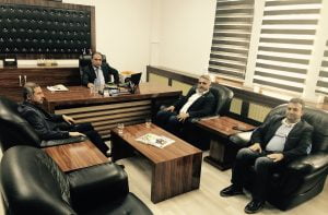 KAHTA GAZETECİLER CEMİYETİ, ADIYAMAN AKEDAŞ BÖLGE MÜDÜRÜ ERKOÇ’U ZİYARET ETTİ.