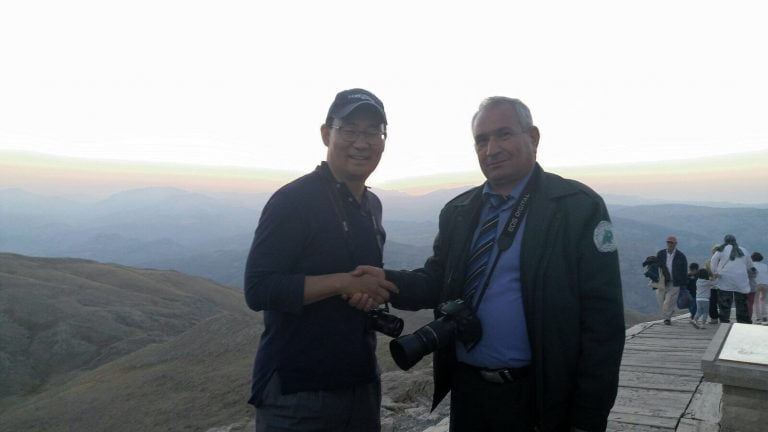 BÜYÜKELÇİ NEMRUT DAĞINDA GÜNEŞİN DOĞUŞUNU VE BATIŞINI İZLEDİ