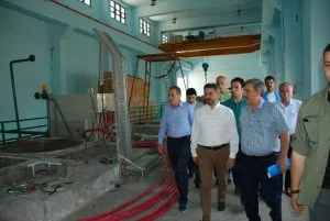 VALİ KALKANCI VE TBMM BAŞKANVEKİLİ AYDIN SAMSAT İLÇESİNDE İNCELEMELERDE BULUNDU