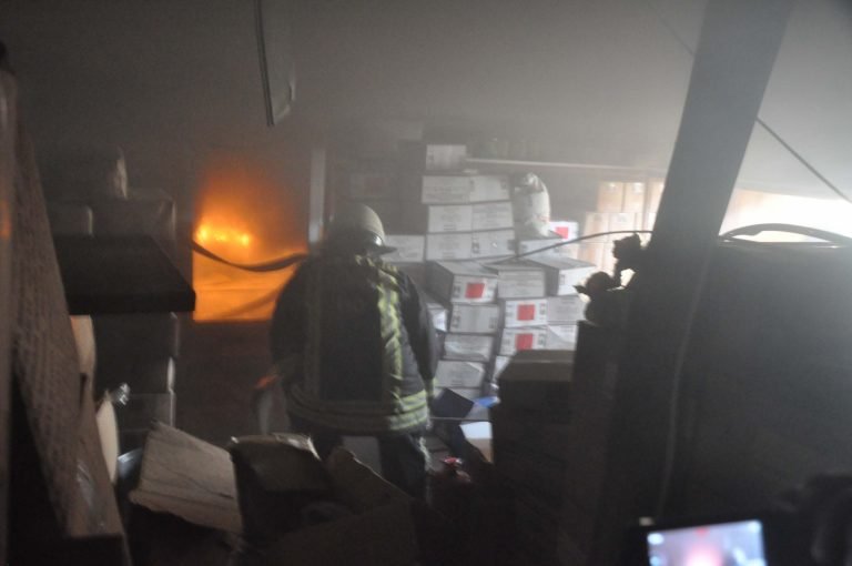 Adıyaman’da Depo’da Yangın