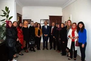 ADIYAMAN GENÇ KUŞAK GİRİŞİMCİ KADINLAR DERNEĞİ İLE KENT KADIN KONSEYİ’NDEN VALİ KALKANCI’YA ZİYARET