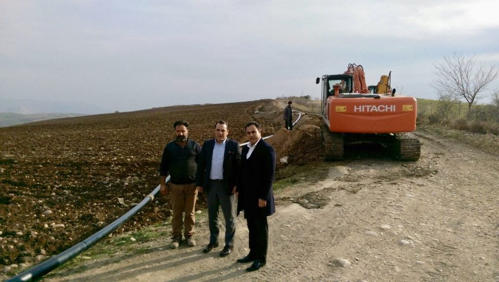 KAHTA KAYMAKAMI AHMET GAZİ KAYA, BÖLÜKYAYLA BELDESİNDE DEVAM EDEN YATIRIMLARI İNCELEDİ