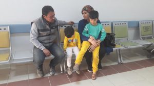 Servis Minibüsünün Çarptığı Öğrenci Hastaneye Kaldırıldı