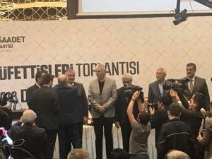 Kahta Eski Belediye Başkanı İbrahim Yusuf Turanlı Saadet Partisine Katıldı.