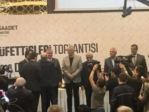 Kahta Eski Belediye Başkanı İbrahim Yusuf Turanlı Saadet Partisine Katıldı.