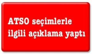 ATSO’da  2. ve 9. Meslek Grupları Seçimi Yeniden Yapılacak.