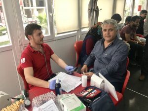 Kızılay  Kan Bağışında İzdiham