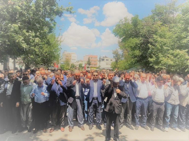 Kahta’da’ İsrail Protesto Edildi