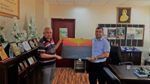 Harran Üniversitesi Fen Edebiyat Fakültesi Dekanı Akan’a ziyaret.