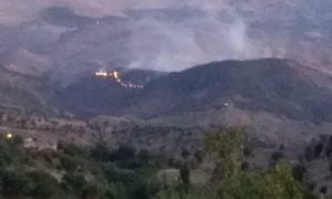 Gerger’de Korkutan Orman Yangın