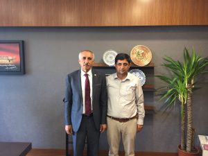 Başkan Aslan’dan Milletvekili Yakup Taş’a ‘Hayırlı Olsun’ Ziyareti