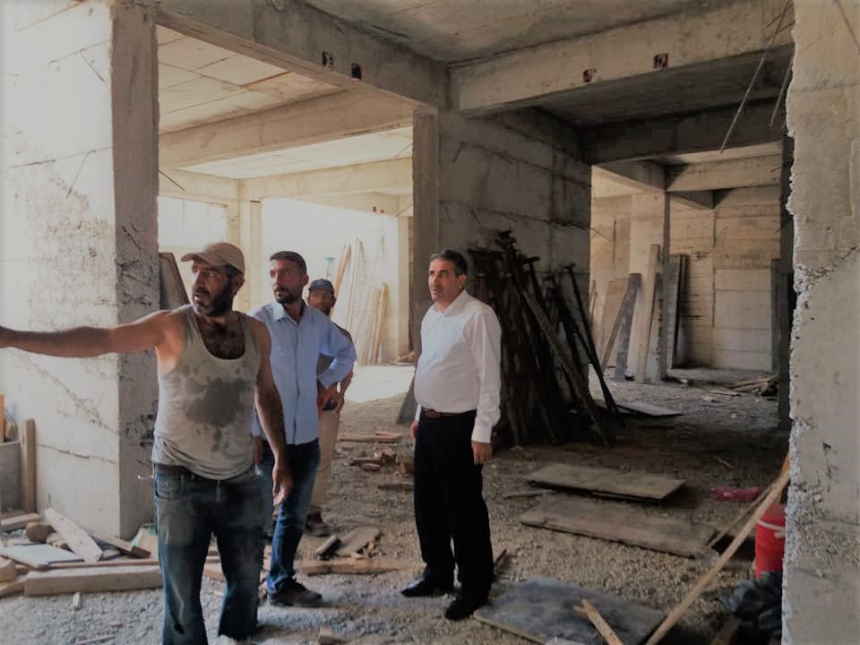 Eskitaş Köyünde 8 Derslik Okul İnşaatı Devam Ediyor