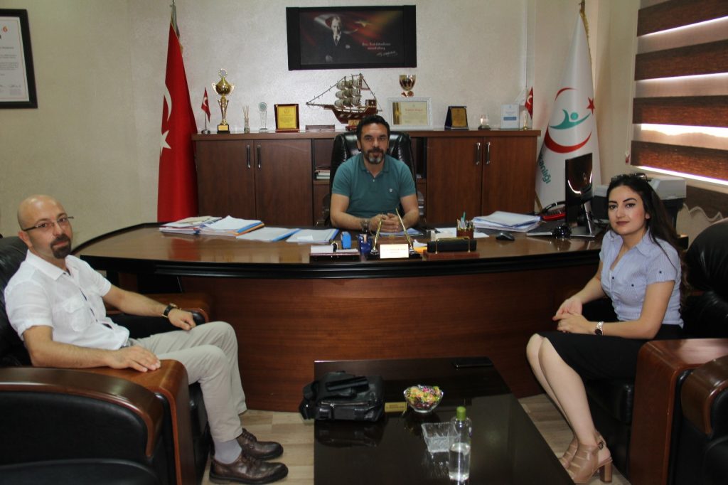 Park Hospital Yöneticilerinden Başhekim Dost’a Ziyaret-Videolu Haber