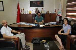 Park Hospital Yöneticilerinden Başhekim Dost’a Ziyaret-Videolu Haber