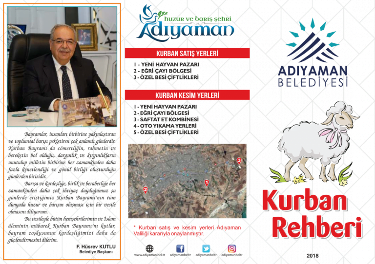 Adıyaman Belediyesi’nden ‘Kurban Rehberi’