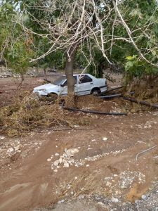 Sel’in vurduğu Samsat’ta Hasar Tesbiti