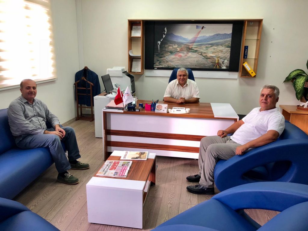 Kahta Gazeteciler Cemiyeti’nden  yeni Tapu Müdürüne hayırlı olsun ziyareti.