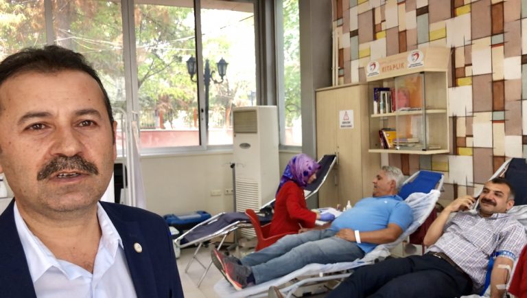 KGC, Sağlık-Der Adıyaman Şube Başkanlığının Düzenlediği ‘Kan  Bağışı kampanyasına ‘ Katıldı.